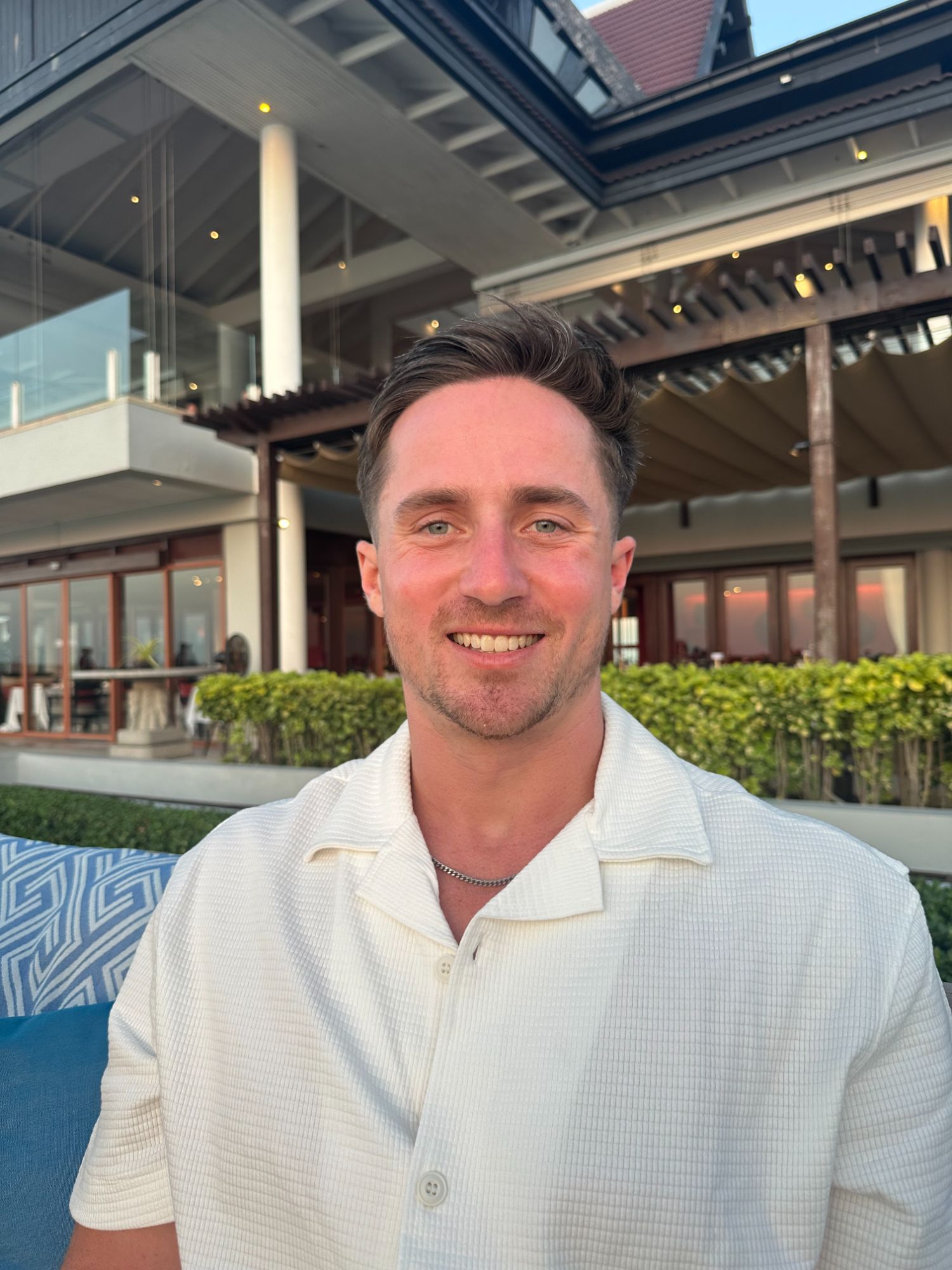 Liam Toohey, fractional Marketing Director, photographed in Koh Samui.
